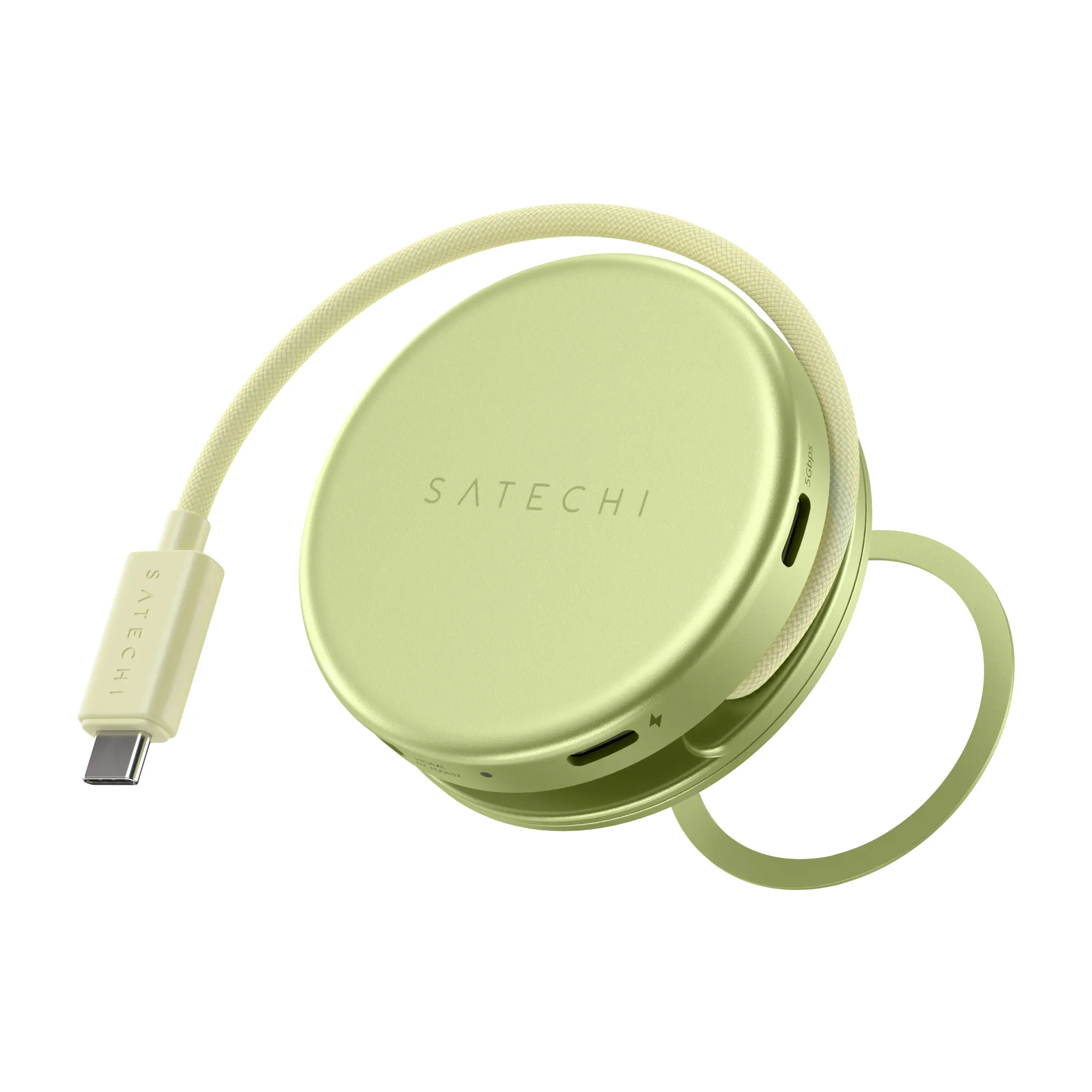 Satechi OntheGo 5-in-1 USB-C Hub, Multiport Adapter, 4K/60Hz HDMI, 60W PD Pass-Through Charging, SD Card Reader, USB-A & USB-C 5Gbps Data, Magnetic Mount for MacBook Neo/Air/Pro/iPad