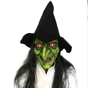 Halloween Scary Witch Pirate Ghost Face Mask Cosplay Party Smile Exorcist Demon Crying Baby Headgear