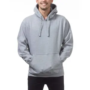 Pro Club Heavyweight Pullover Hoodie - HEATHER GREY