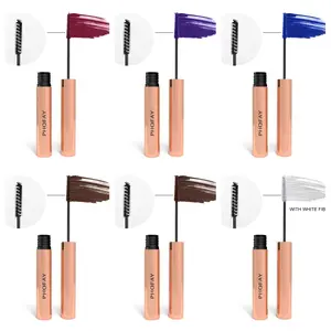 PHOFAY Colorful Mascara Waterproof Lengthening Volumizing 4ml Mascara for Extreme Volume and Color Intensity