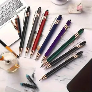 10 Cross Bible Verse Pens, Two-In-One Touchscreen Pen, Smooth Writing, Retractable, Medium Tip, Perfect for Church, Bible Study, School, Easter, Christmas Gifts