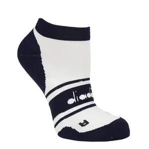 diadora Womens No Show Socks Tennis Casual Casual - Black, White
