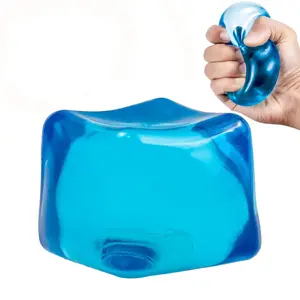 Nice Stress Cube - Ice Cube Stress Ball for Adults Stress Relief | Best-Selling Super Solid Sensory Office Toy