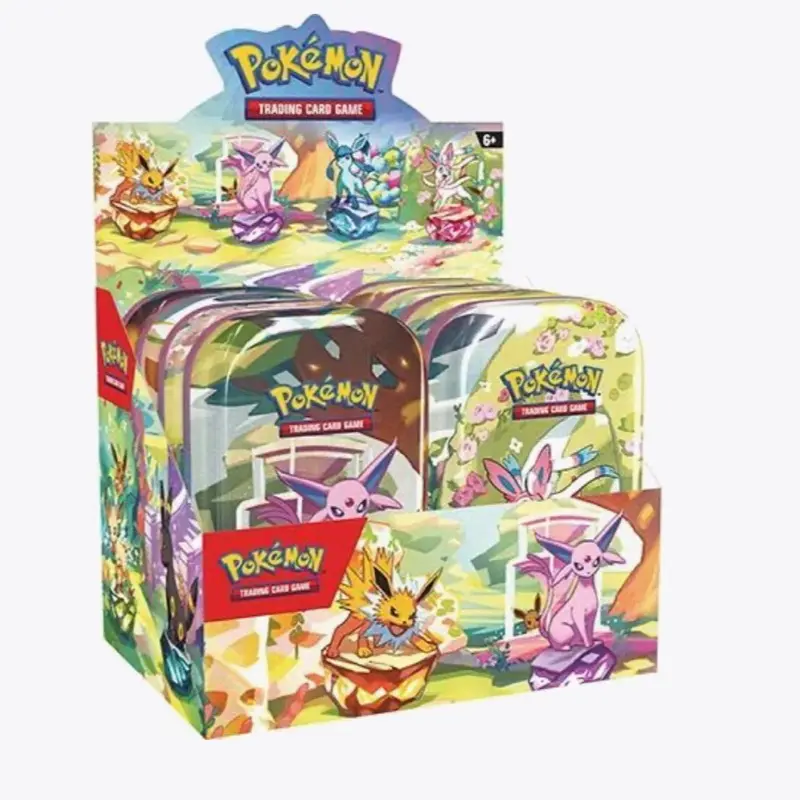 Pokémon Prismatic Evolutions Mini Tin Collection Featuring Umbreon Design for Trading Card Game Enthusiasts
