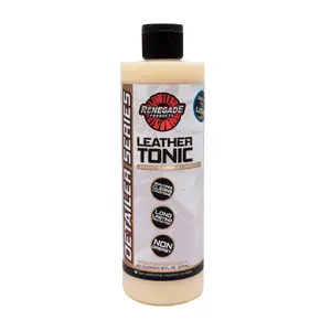 Renegade Products | Leather Tonic Leather Cleaner & Conditioner 16oz – Hydrates, Restores, and Protects Automotive Leather Surfaces Renegade Products | Leather Tonic Leather Cleaner & Conditioner 16oz – Hydrates, Restores, and Protects Automotive Leather Surfaces
