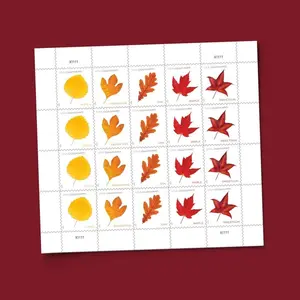 2025 Postcard Rate (Sheet of 20) Non-denominated Mail-Use Postage Stamps