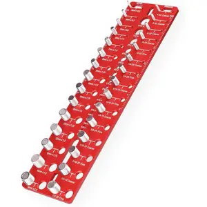 Thread Checker, 49 Nut and Bolt Thread Checker, Screw Size and Thread Identifier Gauge with 15 Standard & 15 Metric &19 Drill Bit Gauges, Bolt Size Finder for Quickly Identify Thread Sizes