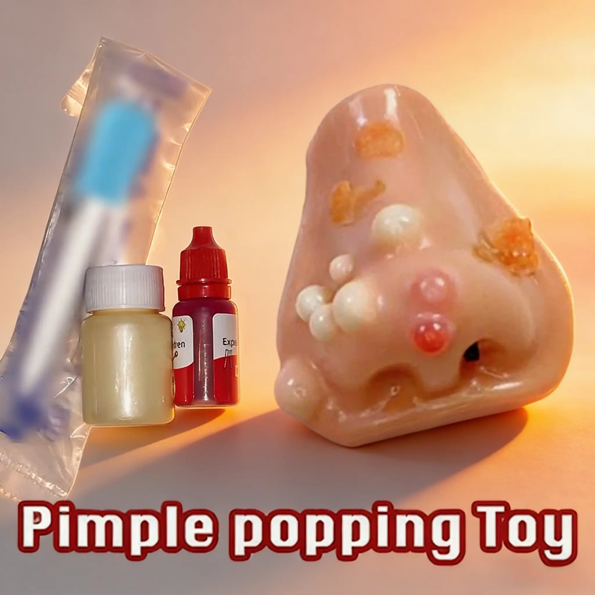 Wacky Nose Pimple Spray Toy Game – Hilarious Family Fun Gift, Party Prank Toy for Kids Adults, Christmas Birthday Halloween