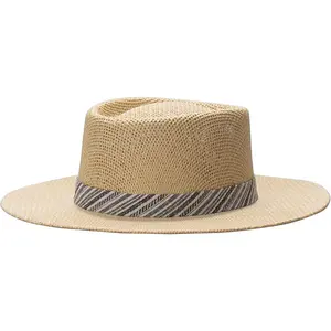 Dockers Men's Straw Fedora and Panama Hat