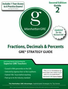 USED-Fractions, Decimals & Percents, 2nd Edition (Manhattan GRE Strategy Guides) by - Manhattan GRE (Paperback)