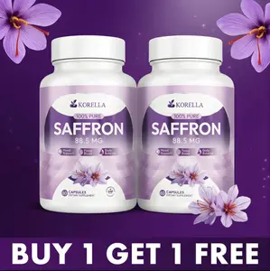 Korella Saffron Extract [88.5mg] for Stress, Mood & Focus – Natural