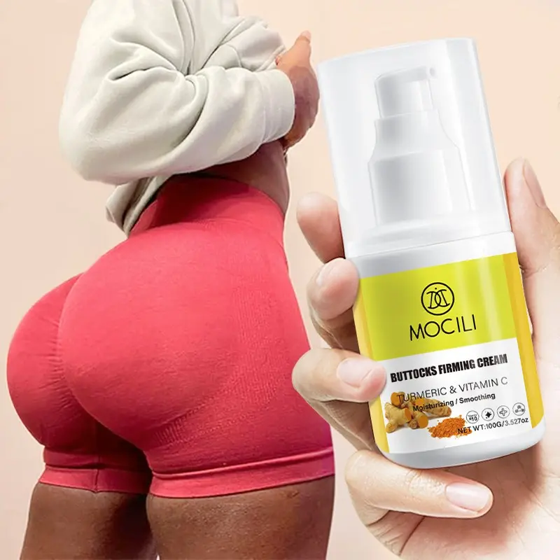 1PCS, Buttocks Cream, Butt Enhancer, Moisturizing Shaping Cream, Body Contouring Cream, Body Sculpting Cream, Body Care, With Vitamin C, Hyaluronic Acid And Turmeric, Firming, Moisturizing & Smooth Skin, Ideal For Hips And Thighs, For All Skin Types