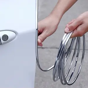 5M/10M Car Door Edge Guard, Car Door Protector, 1 Count Car Interior Anti-scratch Strip, Scratch Protection Strip, DIY PVC Molding Decorative Strip, Car Accessories, Car Interior Accessory, Automotive Interior Accessories