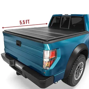 5.5 Ft Hard Bed [Fits 2015-2026 Ford F-150] Hard Quad Fold Truck Bed Tonneau Cover