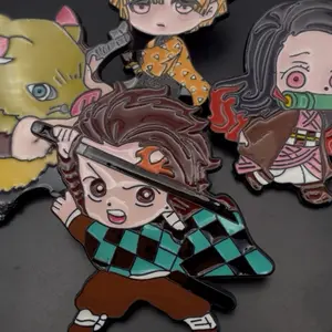 Demon slayer character pin