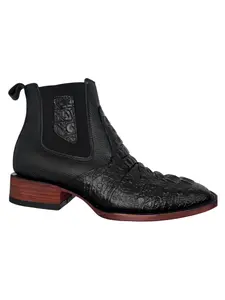 Botin/Chelsea Boot- Black Coco Nuca