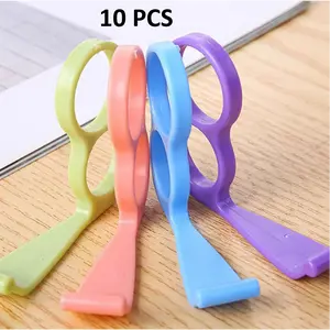 10 PCS Smartphone Grip Holder, Handheld Cellphone Finger Grip Accessories with Candy-Color Back Stand Bracket, Finger Relief Solution for Women (Random Color),summervibes