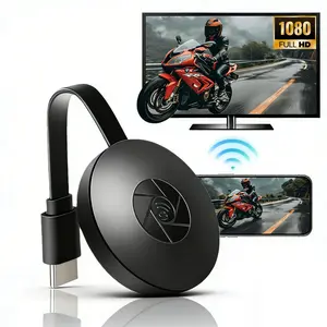 Wireless HDMI Transmitter Receiver Set,Streaming Device for iOS/Android/Windows Devices to TV,Monitor,Projector,Screen Mirroring with Airplay/Miracast/DLNA for Movies, Screen Mirroring Adapter