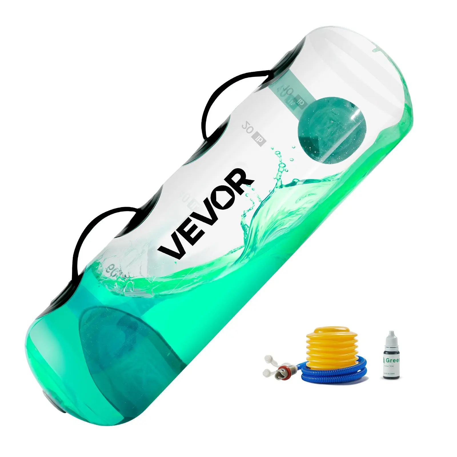 VEVOR Adjustable Weight Water Aqua Bag, 50 lbs Long-Lasting Durable Fitness Equipment, Enhances Athletic Reaction, Improves Balance, Convenient for Home Gym Full Body & Core Strength Training
