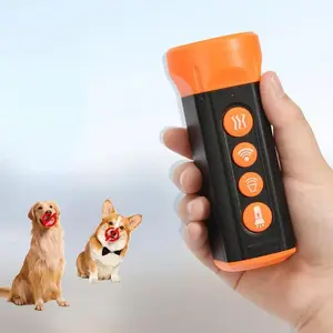 USB-C Rechargeable Ultrasonic Dog Training Tool, 1 Box Handheld Anti-barking Device with 3 Modes, Waterproof & Portable for Outdoor Use