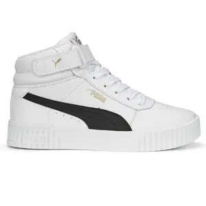 PUMA Womens Carina 2.0 High  Sneakers Shoes Casual - White