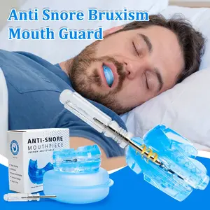 Anti Snore Bruxism Mouth Guard Stop Snoring Mouthpiece Teeth Bruxism Sleeping Aid Apnea Devices Night Anti-Snoring Mouth Guard