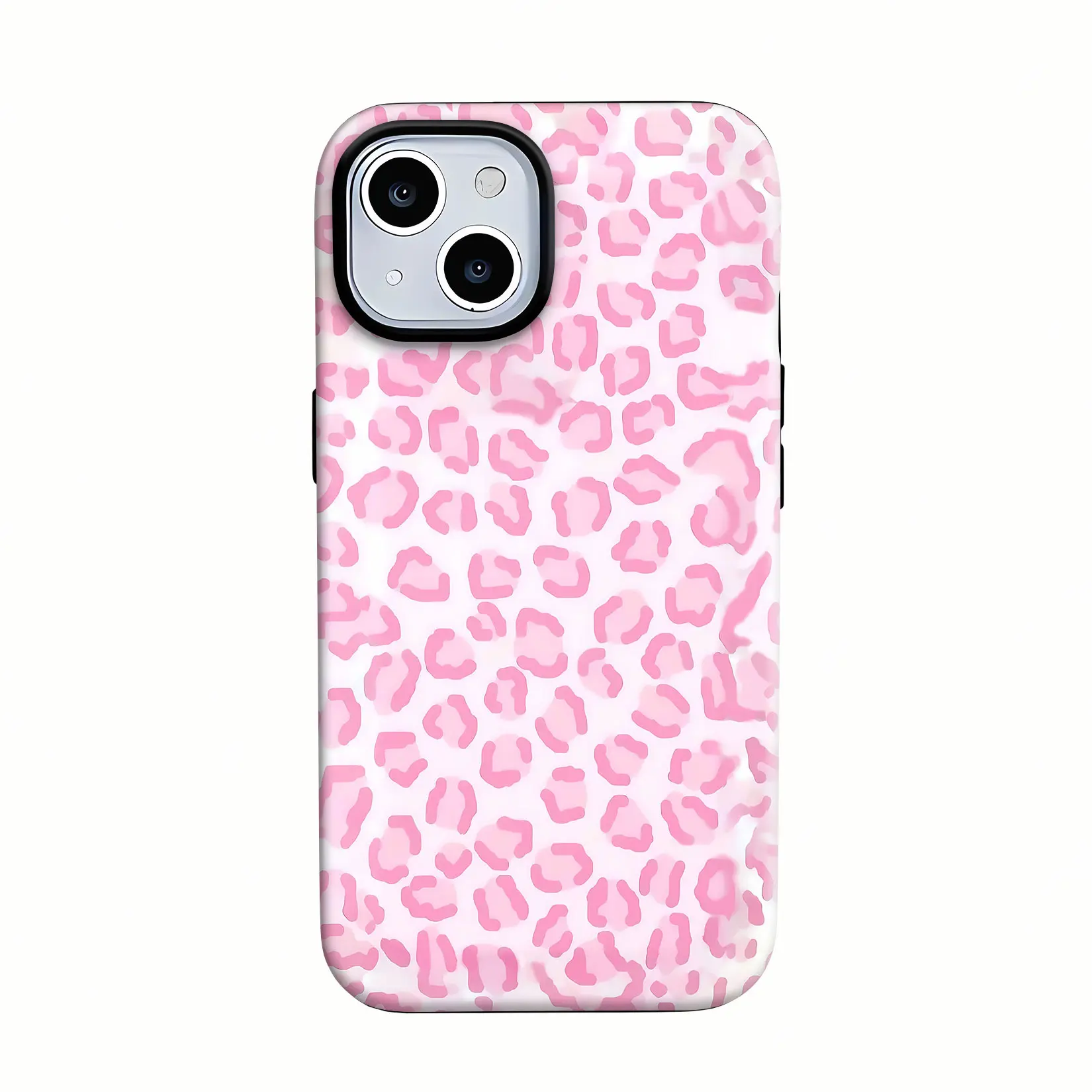 Pink Leopard Print Pattern Phone Case - Compatible with Samsung S26/S25/S24/S23, iPhone 17/16/15/14/13/12/11 phone cases. Drop-Resistant, Non-Slip, and Fade-Resistant.The Perfect Gift for Trendy Style Lovers.