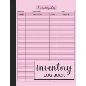 Inventory Log Book: Simple Inventory Book For Small Business Or Personal | Inventory Log Sheets | 8.5" X 11" | 130 Pages