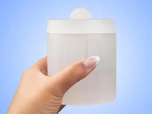 Selenite Crystal Jar with Lid, Jewelry and Crystal Holder, Crystal Cleansing & Charging, Protection, Crystal Decor, Spiritual Tools Gifts