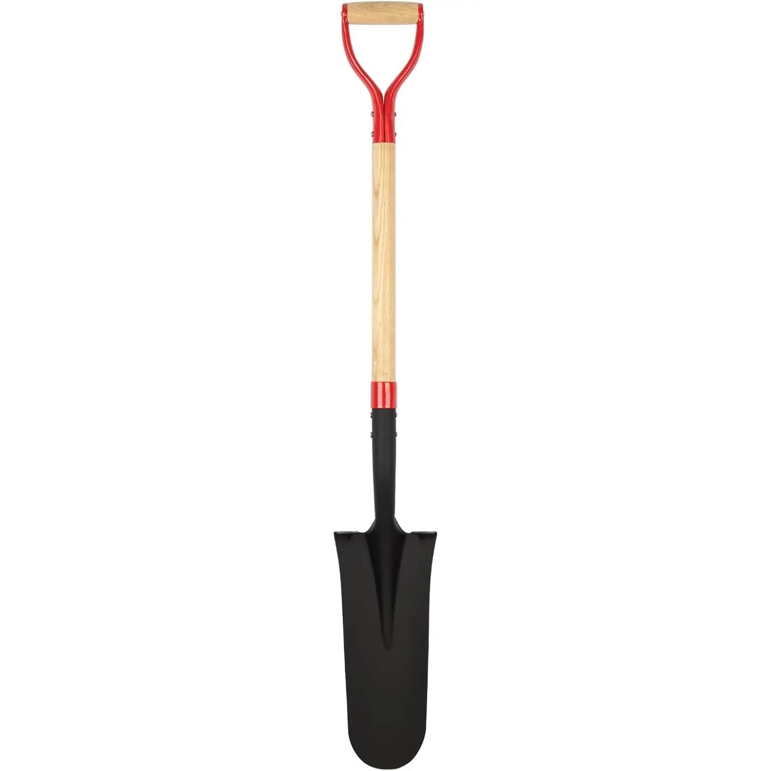 Spade Shovel for Digging, Heavy Duty Shovel with D-Handle, Trench Shovel for Gardening, 45 Inches