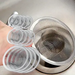 12 Pieces Stainless Steel Sink Strainer Drain Strainer with 4.5/2.75/2.25 Inch for Sink Drainage Kitchen Bathroom Bathtub Drain Screen