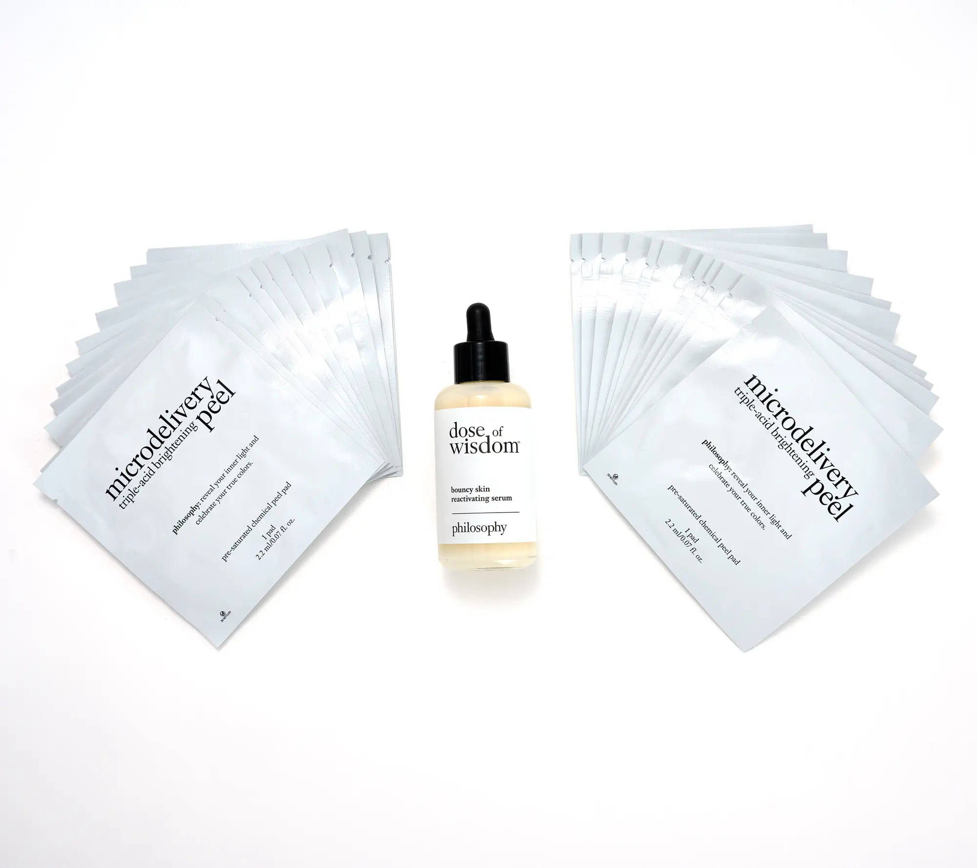 philosophy microdelivery 24ct peel pads & dose of wisdom set