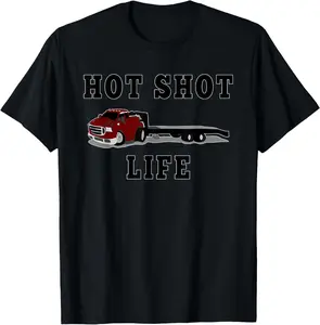 Trucker Hot Shot Trucking Shirt Dually Trailer CDL T Shirt T-Shirt