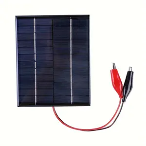 Solar panel 5W 12V portable battery solar charger outdoor mini solar panel, used for 9-12V charging, RV camping, solar light power accessories, toys, etc, Solar Panels For Camping