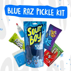 6 PC Blue Raz Pickle Kit