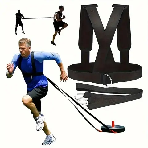 Resistance Band, Heavy Exercise Bands, 220lb Training Belt for Running, Waist Fitness Training Band, Sports Traction Belt for Running, Gym Accessories, Workout Accessories, Workout Equipment