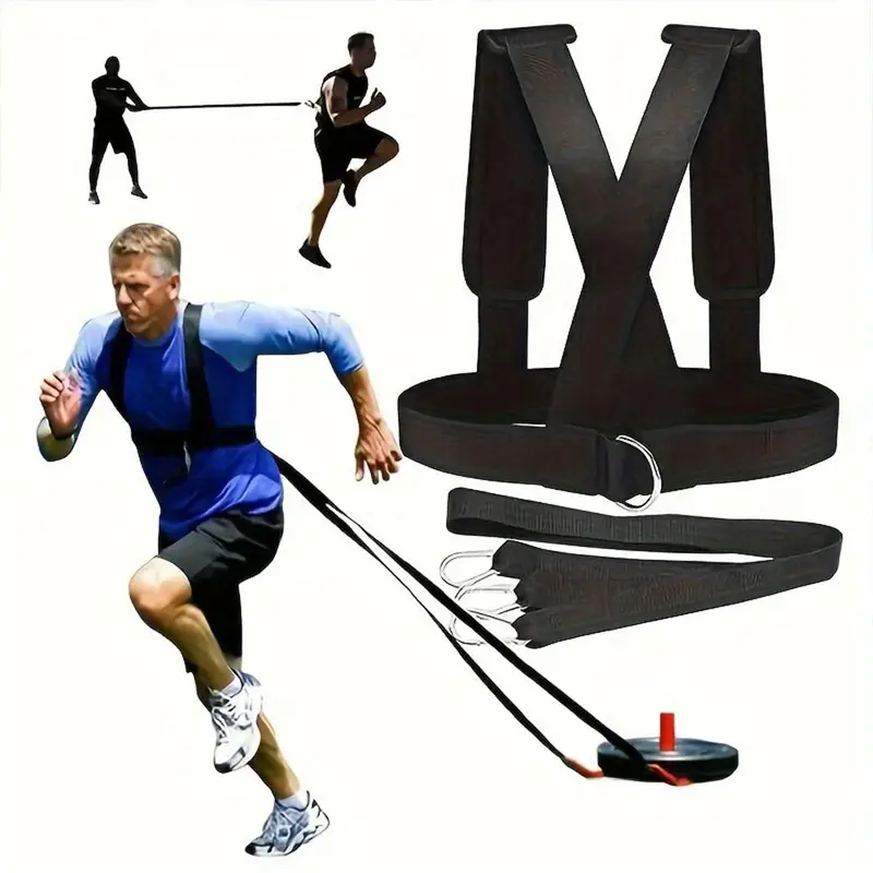 Resistance Band, Heavy Exercise Bands, 220lb Training Belt for Running, Waist Fitness Training Band, Sports Traction Belt for Running, Gym Accessories, Workout Accessories, Workout Equipment