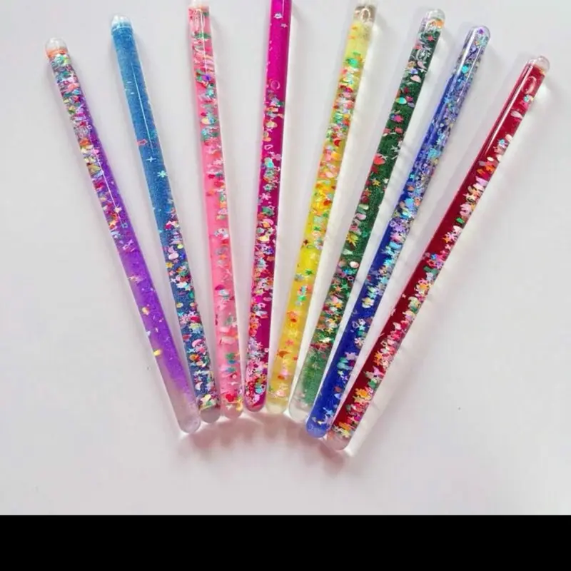 Sensory Glitter Liquid Wand | Motion Stress Relief Toy | Sold INDIVIDUALLY