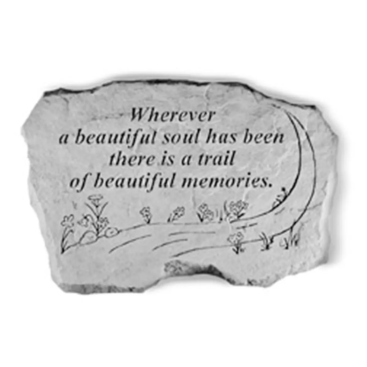Kay Berry Inc. "Wherever A Beautiful Soul" Memorial Plaque, Decorative Sign, 16 in x 10.5 in