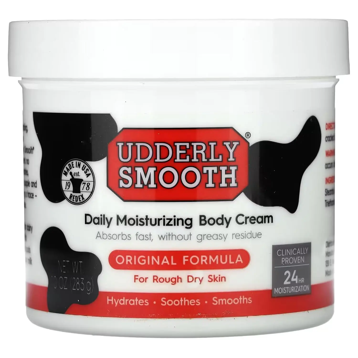 Udderly Smooth Daily Moisturizing Body Cream, Original Formula, 10 oz (Pack of 3)