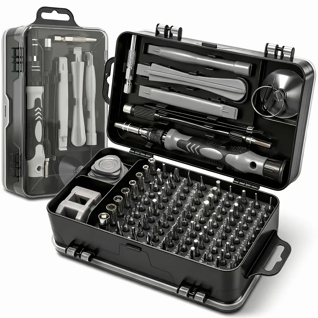 117in 1 Or 132in 1 Precision Screwdriver Set, Small Screwdriver Set And Magnetic Repair Tool Kit with Torx Triwing Bits, Multi Screwdriver, Multi Bit Screw Driver, Bit Driver, Phillips Screwdriver And Flathead Screwdrivers for Electronics