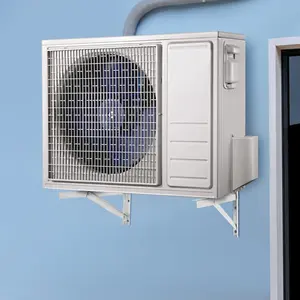 Mini Split Wall Mounting Bracket, Heavy Duty Foldable Support Bracket, Stainless Steel, for Air Conditioner Heat Pump System, Compatible with 7000-36000 BTU Condenser, for HVAC, Compressor