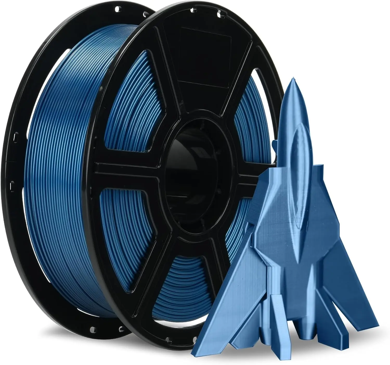 Flashforge Metallic PETG 3D Printer Filament 1.75mm 1kg Spool - Smooth Extrude, Rapid Print, Metallic Look, Fine Detail, Max 600mm/s High Speed Printing, +/-0.02mm Dimensional Accuracy, Dry at 80°C for 4-6 Hours, Fits Most 3D Printers tiktokshopbacktoscho