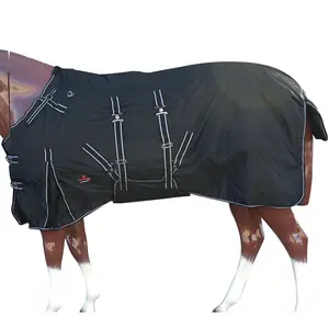 HILASON 1200D Winter Waterproof Turnout Horse Blanket Belly Wrap| | Blankets for