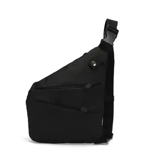 Military Tactical Crossbody Sling Bag,Anti Theft Crossbody Bags,MOLLE,Concealed Carry Bag for Men Women,Zipper Multi-pocket Sling Backpack,CCW Bags EDC Carry Adjustable Strap Satchel,Durable Casual Outdoor Sports Gym Bag