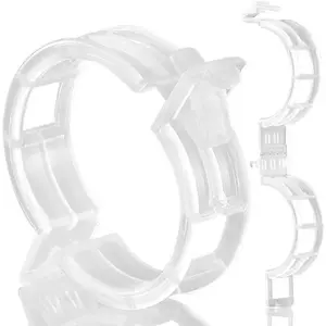 100 Pcs Garden Clips for Climbing Plants – Reusable, Sun-Resistant Plastic Trellis Clips for Tomatoes, Cucumbers, Peas & More, Gentle Yet Secure Plant Support Holiday Gift