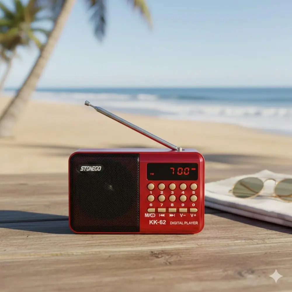 Rechargeable Portable MP3 Player with Bluetooth FM Radio, USB TF Card Playback, Hi-Fi Stereo Sound, AUX Input, Recording, Ideal for Students Sports Running Outdoor Travel Car Use and Gifts