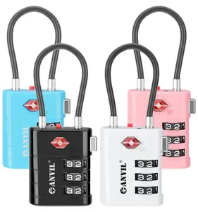 TSA Approved Luggage Locks for Travel – 3 Digit Combination, Easy Set for Suitcases & Backpacks TSA Approved Luggage Locks for Travel – 3 Digit Combination, Easy Set for Suitcases & Backpacks