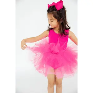 Hot Pink Tank Tutu Leotard