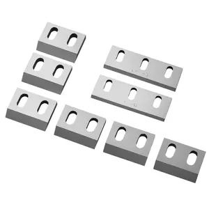 Shredder Blades Set: Alloy Steel Blade Kit For Shredder Machine With 6 Rotating And 2 Fixed Blades, High-Hardness SKD-11, Compatible With Model 250 Plastic Grinder, Suitable For ABS, PP, PVC, And Nylon Recycling